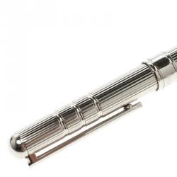 Saint Laurent Paris Silver Tone Fountain Pen