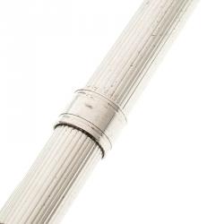 Saint Laurent Paris Silver Tone Fountain Pen