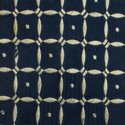 Saint Laurent Paris Dark Blue and White Woven Silk Tie