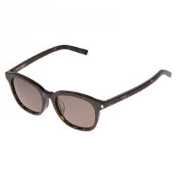 Saint Laurent Paris Tortoise Frame 086EJ Round Sunglasses