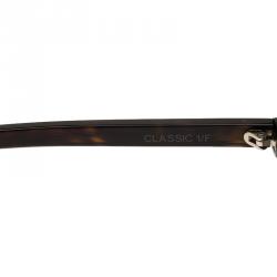 Saint Laurent Paris Tortoise Frame 086EJ Round Sunglasses