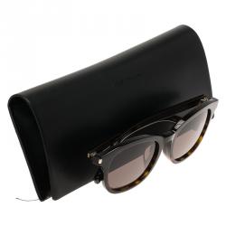 Saint Laurent Paris Tortoise Frame 086EJ Round Sunglasses