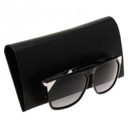 Saint Laurent Paris Black and Silver SL31 Wayfarers