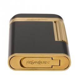 Pre Owned Saint Laurent Paris Gold-Plated Lighter