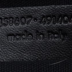 Saint Laurent Paris Grey Croc Embossed Muse Tote