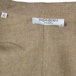 Pre Owned Saint Laurent Paris Men's Paris Beige Shirt S