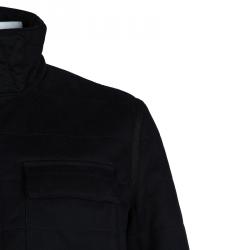 Saint Laurent Paris Black Quilted Jacket L