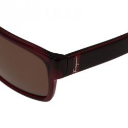 Salvatore Ferragamo Red 618S Wayfarers