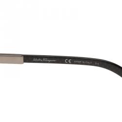 Pre Owned Salvatore Ferragamo Black SF137SP Aviator Sunglasses