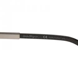 Salvatore Ferragamo Silver/Grey SF137SP Aviator Sunglasses
