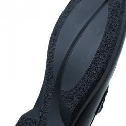 Pre Owned Salvatore Ferragamo World Tour Black Leather Penny Loafers Size 42