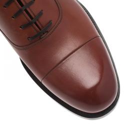Salvatore Ferragamo Brown Leather Pride Oxfords Size 41.5