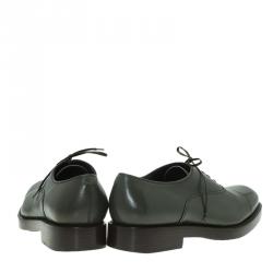 مملوكة مسبقًا Salvatore Ferragamo Olive Leather Pride Oxfords Size 42.5