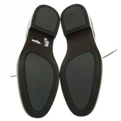 مملوكة مسبقًا Salvatore Ferragamo Olive Leather Pride Oxfords Size 42.5