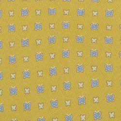 Pre Owned Salvatore Ferragamo Yellow Silk Printed Tie 