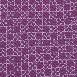 Pre Owned Salvatore Ferragamo Purple Silk Printed Tie 