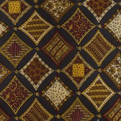 Pre Owned Salvatore Ferragamo Brown Printed Silk Tie
