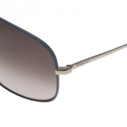Salvatore Ferragamo Blue SF105SL Aviator Sunglasses