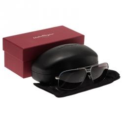 Salvatore Ferragamo Blue SF105SL Aviator Sunglasses
