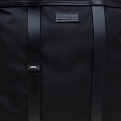 Pre Owned Salvatore Ferragamo Black Nylon Tote