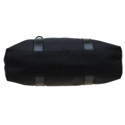 Pre Owned Salvatore Ferragamo Black Nylon Tote