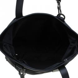 Pre Owned Salvatore Ferragamo Black Nylon Tote