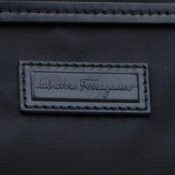 Pre Owned Salvatore Ferragamo Black Nylon Tote