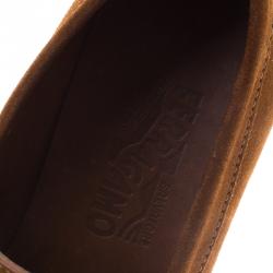 Salvatore Ferragamo Brown Suede Loafers Size 41