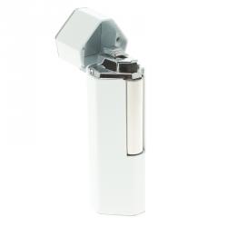 S.T. Dupont White lacquer Palladium Finish Lighter