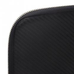 S.T. Dupont Black Leather Carbone Laptop Case