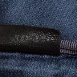 S.T. Dupont Black Leather Carbone Laptop Case