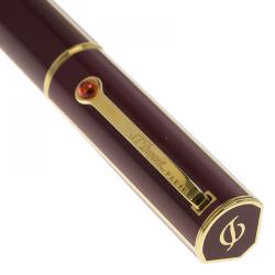 S.T. Dupont Mon Dupont Karl Lagerfeld Lotus Red Lacquer Yellow Gold Trim Rollerball Pen