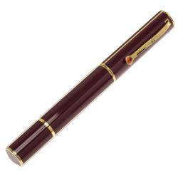 S.T. Dupont Mon Dupont Karl Lagerfeld Lotus Red Lacquer Yellow Gold Trim Rollerball Pen