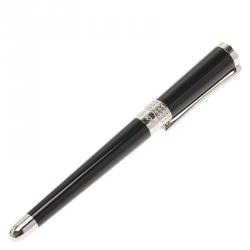 S.T. Dupont Thematic Audrey Hepburn Limited Edition Black Lacquer Palladium Finish Fountain Pen With 18k Gold Medium Nib