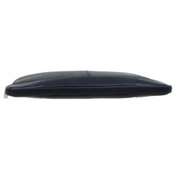 S.T. Dupont Black Leather Carbone Laptop Case