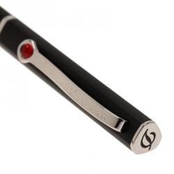 S.T. Dupont Karl Lagerfeld Edition Palladium Finish Black Ballpoint Pen