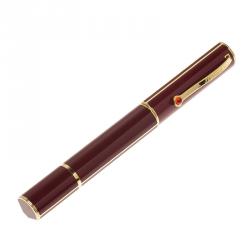 S.T. Dupont Mon Dupont Lotus Red Lacquer & Gold Finish Rollerball Pen