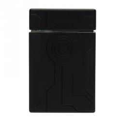 S.T. Dupont Black Lacquer Stainless Steel Classic Lighter