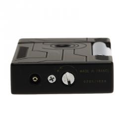 S.T. Dupont Black Lacquer Stainless Steel Classic Lighter