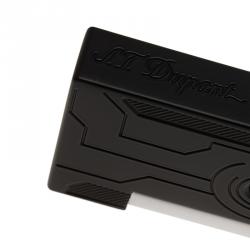 S.T. Dupont Black Lacquer Stainless Steel Classic Lighter