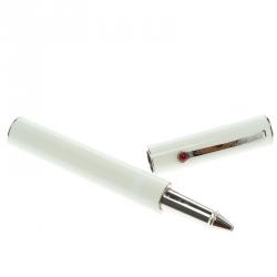 S.T. Dupont Mon Dupont Karl Lagerfeld White Lacquer Palladium Finish Rollerball Pen