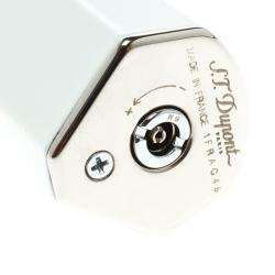S.T. Dupont Mon Dupont White Lacquer and Palladium Finish Lighter