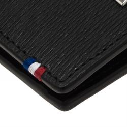 S.T. Dupont Black Leather Bi Fold Wallet 