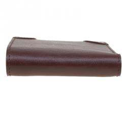 S.T. Dupont Brown Leather Bi Fold Wallet