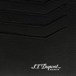S.T. Dupont Black Leather Card Holder 4CC