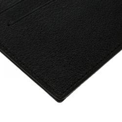S.T. Dupont Black Leather Card Holder 4CC