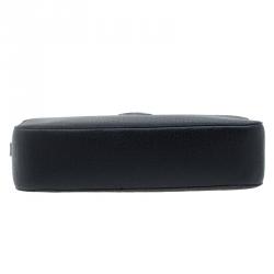 St Dupont Black Leather Pouch