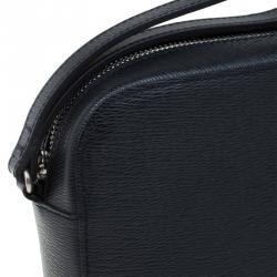 St Dupont Black Leather Pouch