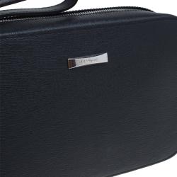 St Dupont Black Leather Pouch