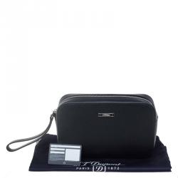 St Dupont Black Leather Pouch